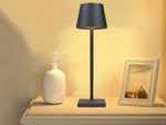 Galda nakts gaismas pieskārienu lampa 3 soļu augsta bezvadu usb