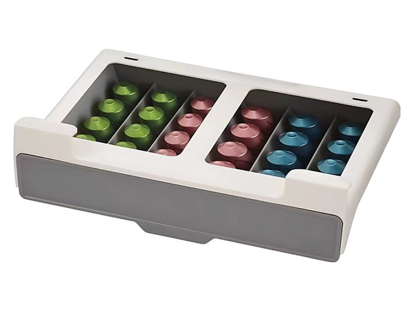 Nespresso kaffeekapsel-wandorganisator 30 kapseln ausziehbar oben