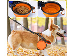 Silicone folding bowl for dog cat travel travel light 800ml