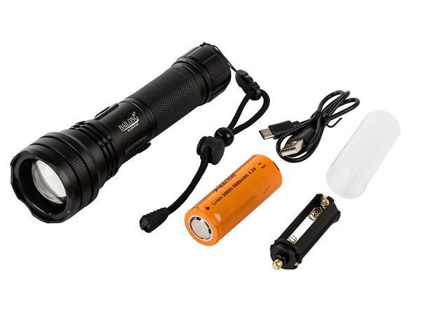 Военный тактический bailong zoom led фонарь xhp160