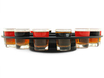 Alcohol rulet game + 16pcs vasos