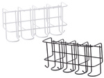 Metal holder stand for 4 umbrellas with 4 hooks metal organiser