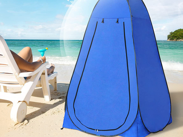 Paplūdimio palapinė persirengimo kambarys dušas tualetas tualetas nešiojamas kempingas