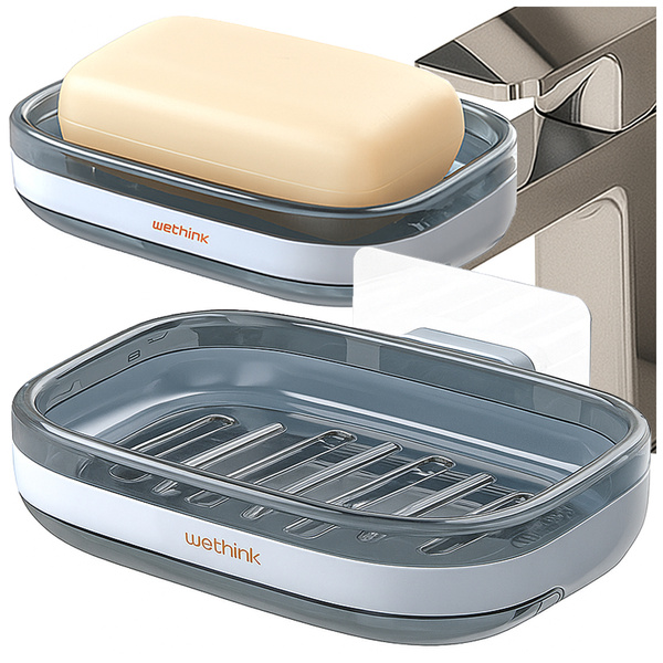 Jabonera contenedor de agua para bañera de pared de pie