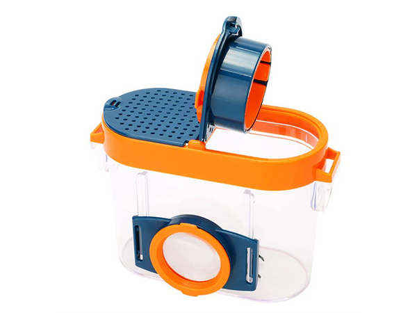 Magnifying glass insect magnifying glass container