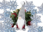 Gnome de noël gnome de noël sous l'arbre de noël
