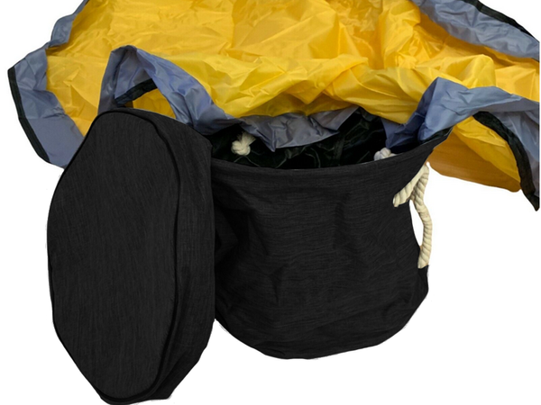 Coș de jucărie blocuri cu sac organizator mat coș de jucărie cu capac mânere