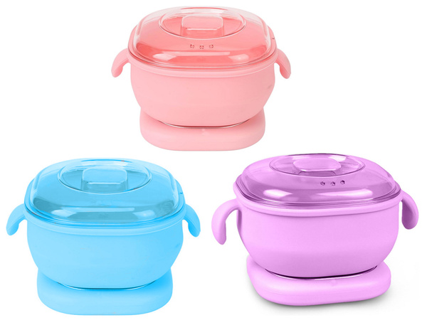 Calentador de cera plegable de silicona para depilación corporal