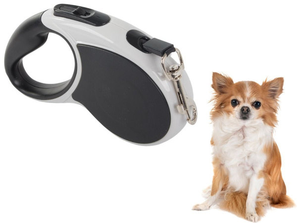 Automatic leash 5m strong for dog up to 15kg with lock strong long
