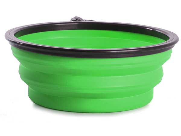 Bolsa plegable de silicona para perro gato de viaje ligera 800ml