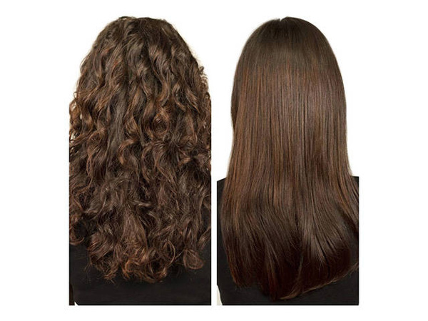 Brosse électrique lcd pour le lissage des cheveux