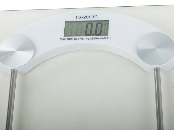 Pèse-personne electronique 180kg verre lcd