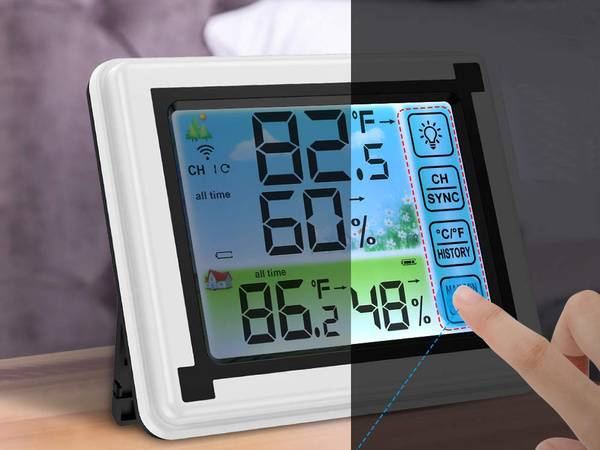 Wireless weather station hygrometer