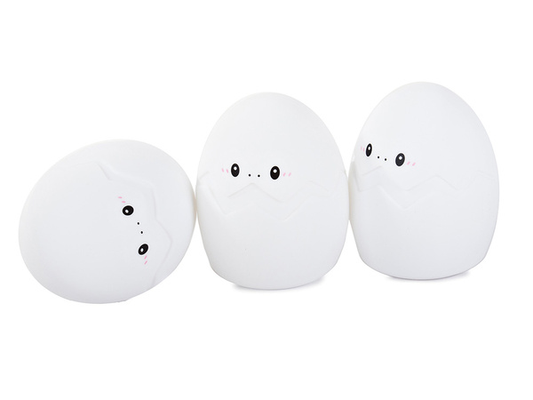 Led night light for kids rgb egg touch