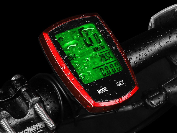 Bicicleta fără fir contor lcd vitezometru