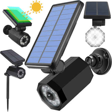 Solarlampe 8 led angetrieben garten dämmerungssensor bewegung für den garten