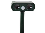 Ultrasonic solar animal deterrent moles