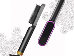 Hair straightener hair straightening brush