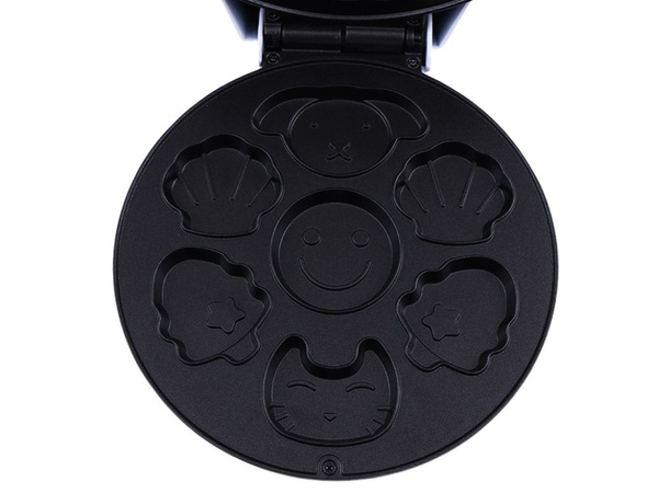 Gaufrier électrique pour gaufres et biscuits, moules de différents motifs, 1200 W