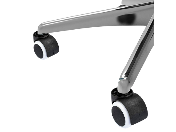 Roulettes de chaise pivotante en caoutchouc 5pcs