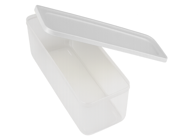 Pārtikas konteiners 2,8 l ar vāku organizators virtuvei box