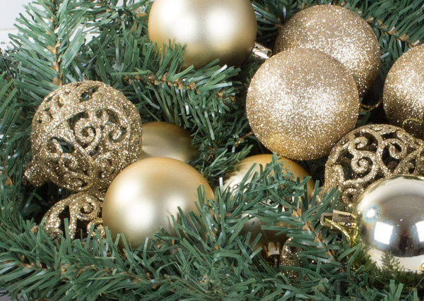 Vrhovi za božično drevo 6/4/3 cm kit 100 kosov