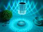 Stolová lampa led crystal rgb diaľkové ovládanie usb