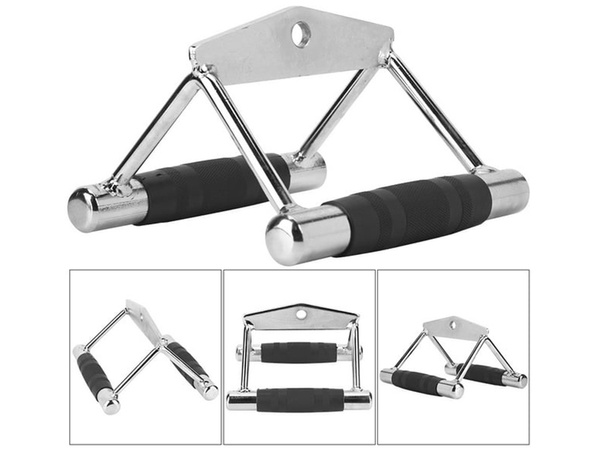 Double poignée triangulaire pour palan inférieur en acier exercice