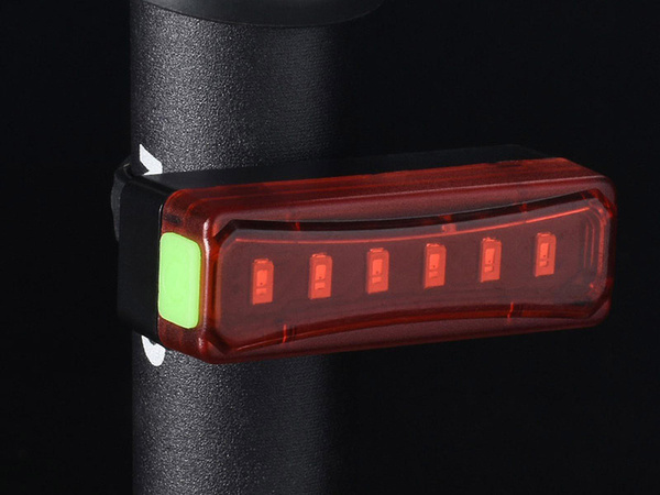 Galinis dviračio led žibintas usb dviračių šviesa