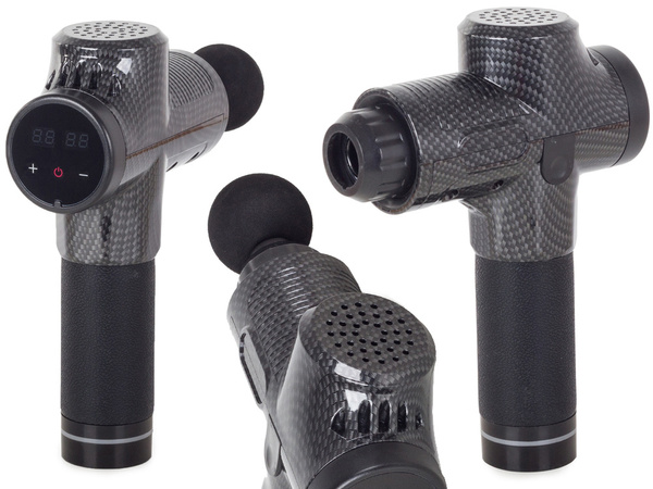 Pistol de masaj corp masager lcd puternic set wireless caz