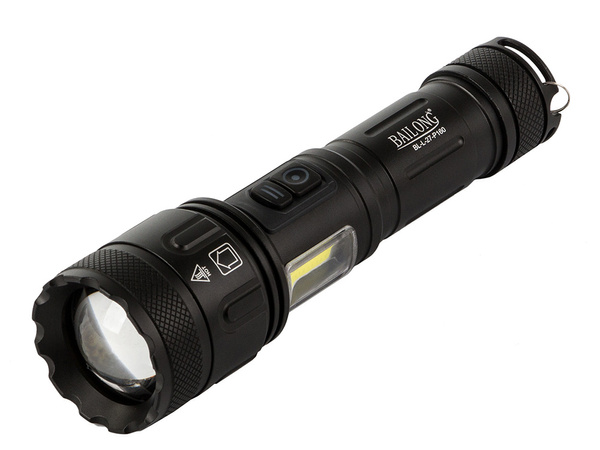 Тактический фонарь bailong cree led xhp160 cob power