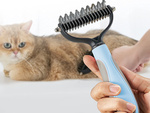 Trimmer comb brush removes dog hair cat hair