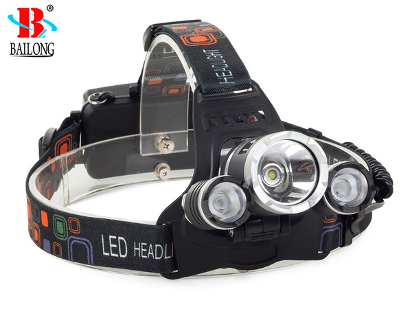 Priekinis žibintas bailong led cree xm-l t6 2 x xp-e