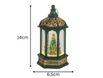 Led latern jõulupuu kaunistus koos glitteriga