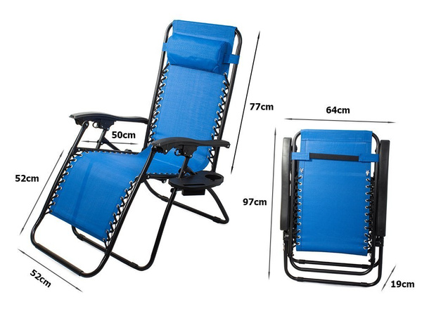 Garden deck chair gravity zero folding beach chair