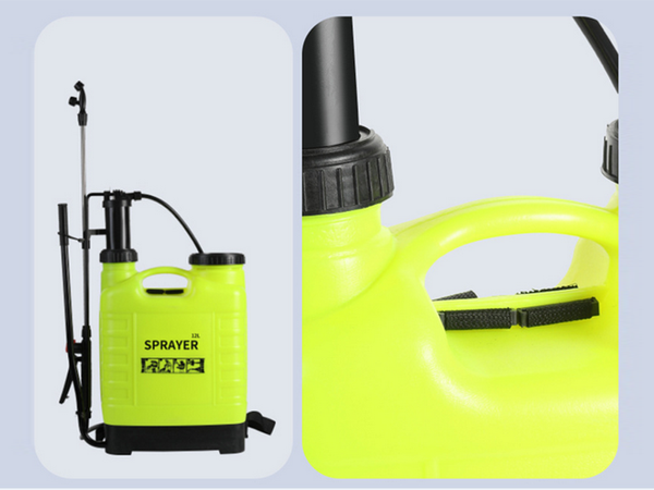 Pulverizador a presión de mochila pulverizador manual de jardín lanza 12l