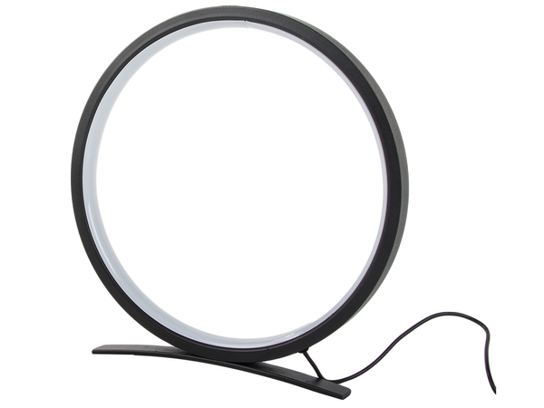 Lampe de nuit de table ronde anneau couleur froide chaude neutre réglage