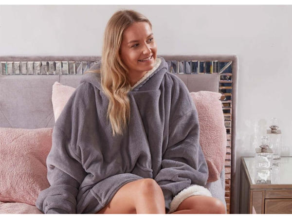 Silts džemperis oversize sega xxl 2in1 bieza vilnas drāna