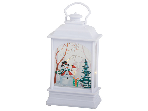 Lanterne de noël décoration lanterne led décoration vitrail lanterne bonhomme de neige