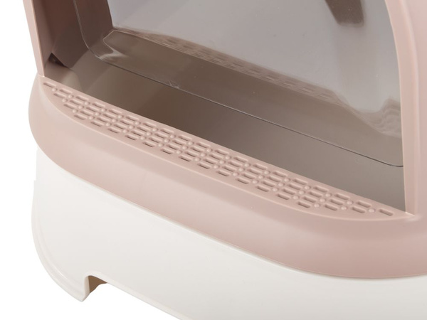 Cat litter tray large closed for litter shovel sturdy pull-out