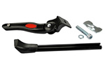 Béquille de vélo pied réglable béquille de vélo arrière latérale aluminium