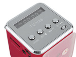 Bezdrôtový reproduktor prenosné mini rádio fm led bluetooth mobilné microsd
