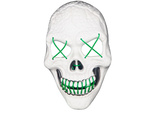Masque crâne led halloween led lumineux party