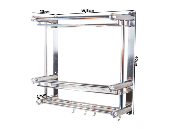 Raft baie agățat organizator pentru duș 2