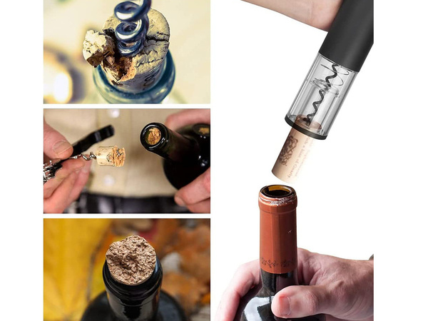 Tirbușon electric deschizător de vin tăietor