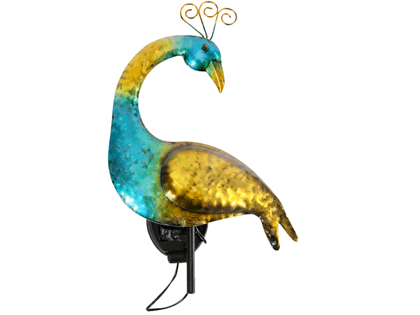 SOLARNA LAMPA OGRODOWA PAW LED NA WBICIE DEKORACJA OGRODU CIEPŁA BARWA