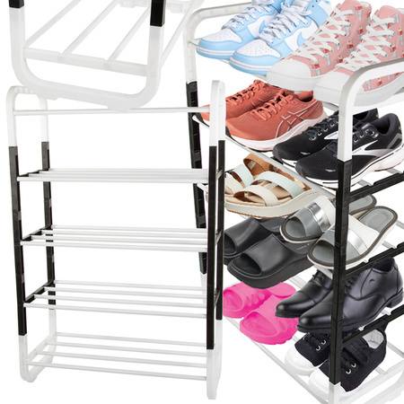 Shoe rack rack shoe cabinet 5 shelves organiser wardrobe home