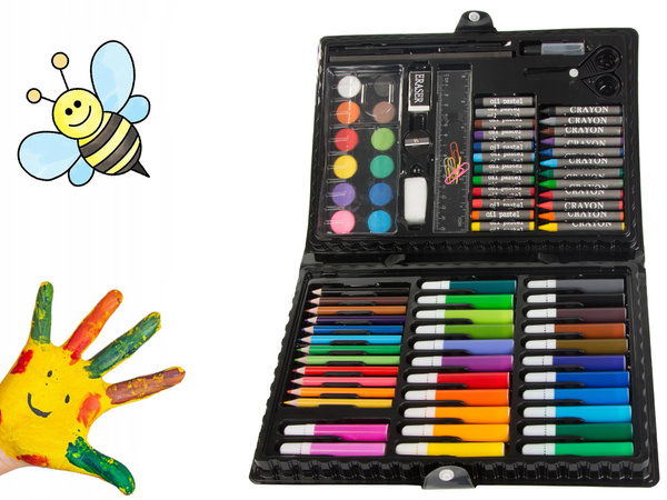 Artistic set in case 86 pcs