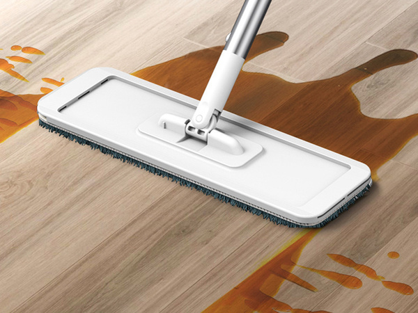 Plochý mop s ručnou stierkou 125 cm skladací široký mircofibre