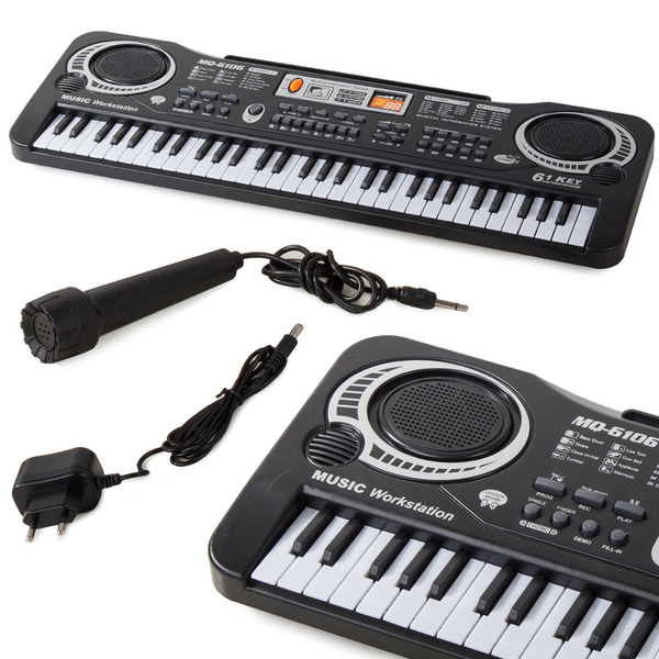 Orgă electronică pentru copii microfon cu tastatură